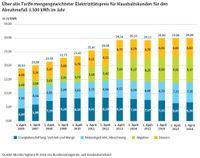 Kolumne3 BMWi Strompreisentwicklung 2006-2018 infografik-Tarife-mengengewichteter-elektrizitaetspreis-fuer-haushaltskunden