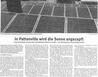 Pattonville-Solar Kornwestheimer Zeitung Artikel zur Realschule Seite 2 vom 30.09.2005